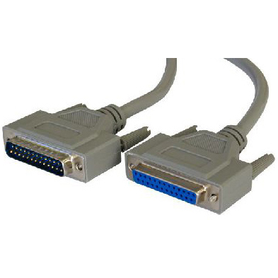 Cables Direct DB25 Serial Cables - Grey