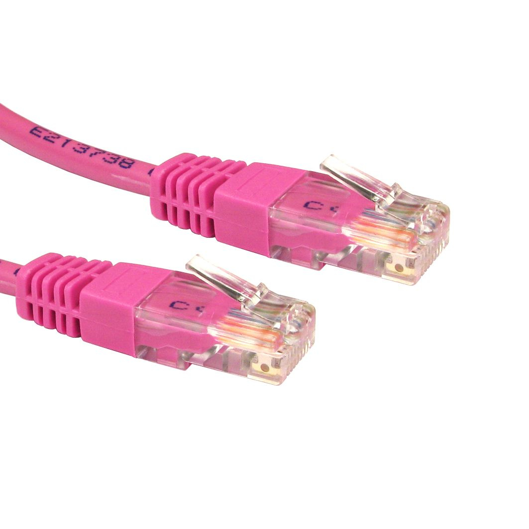 Cables Direct URT-605P Networking Cables - Pink