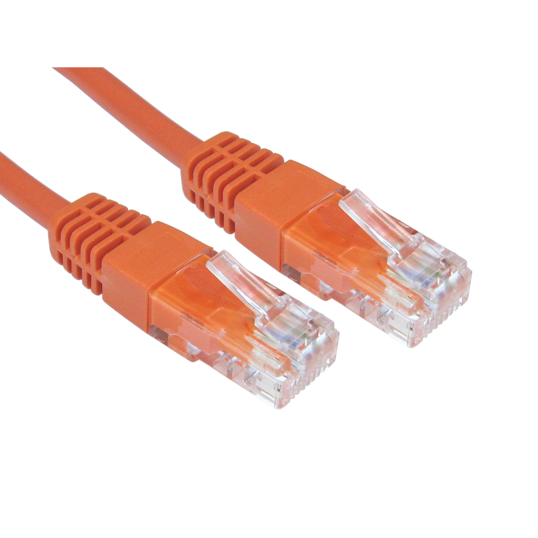 Cables Direct CAT5e Networking Cables - Orange