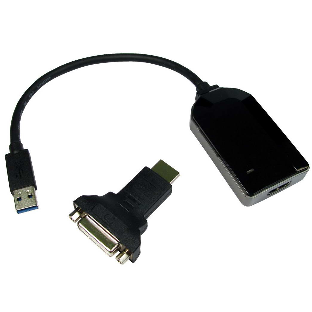 Cables Direct USB 3.0 to HDMI USB graphics adapter 2048 x 1152 pixels Black
