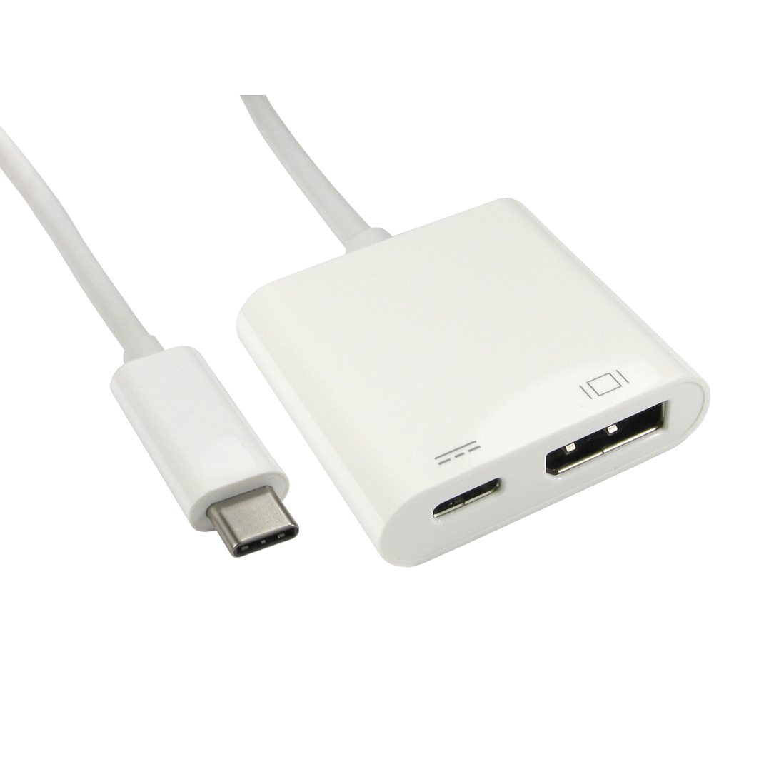 Cables Direct USB3C-DPCAB-WPD USB Graphics Adapters - White