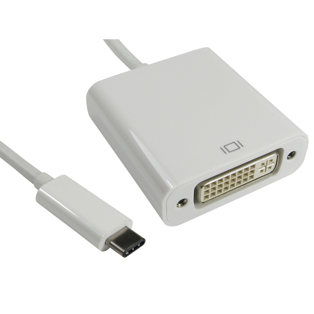 Cables Direct USB3C-DVICAB USB Graphics Adapters - White