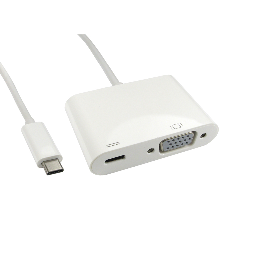 Cables Direct USB3C-VGACAB-WPD Laptop Docks & Port Replicators - White