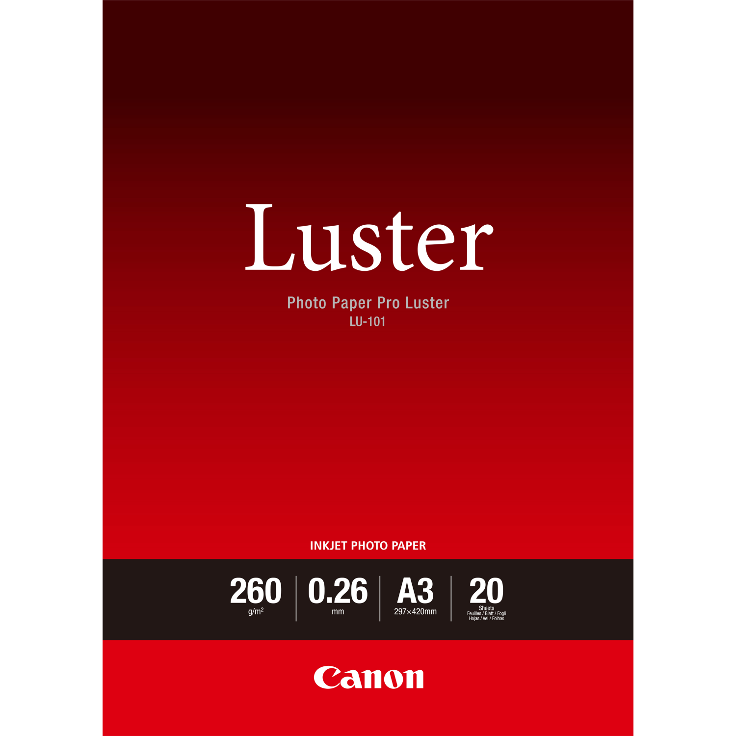 Canon LU-101 Photo Paper - White