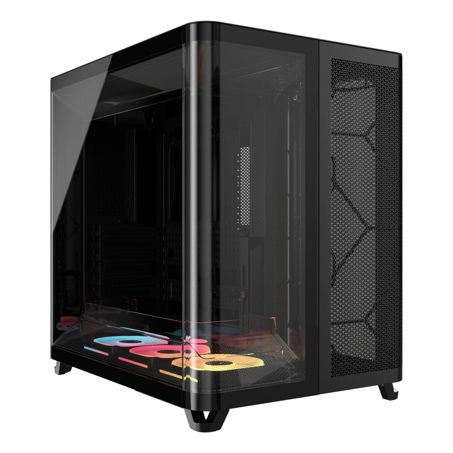 Corsair AIR 5400 LX-R RGB iCUE LINK Midi Tower Black