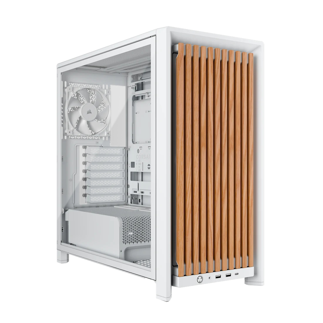 Corsair FRAME 4000D RS WOOD MID TOWER WHT
