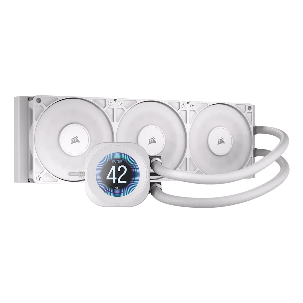 Corsair Nautilus 360 RS Processor All-in-one liquid cooler 12 cm White