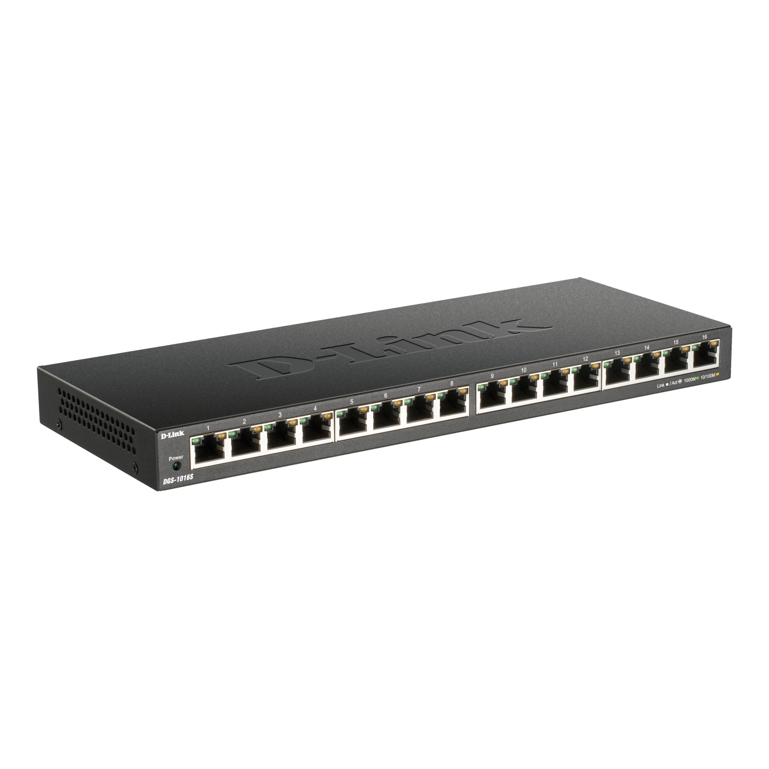 D-Link 16-Port Network Switches - Black