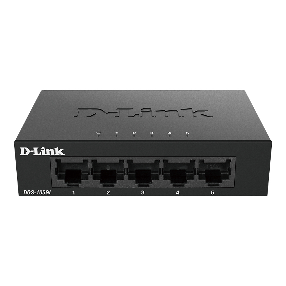 D-Link DGS-105GL Network Switches - Black