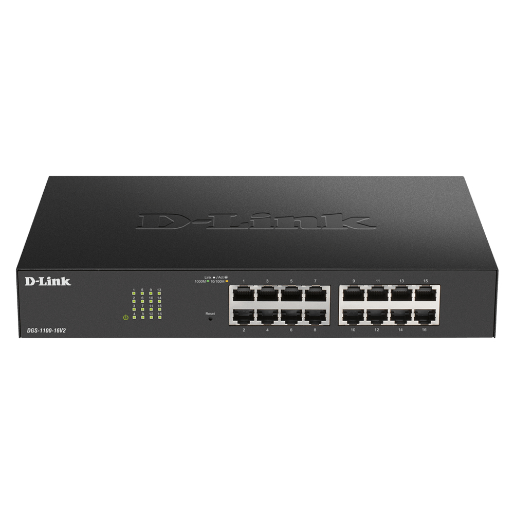D-Link DGS-1100-24PV2 Network Switches - Black