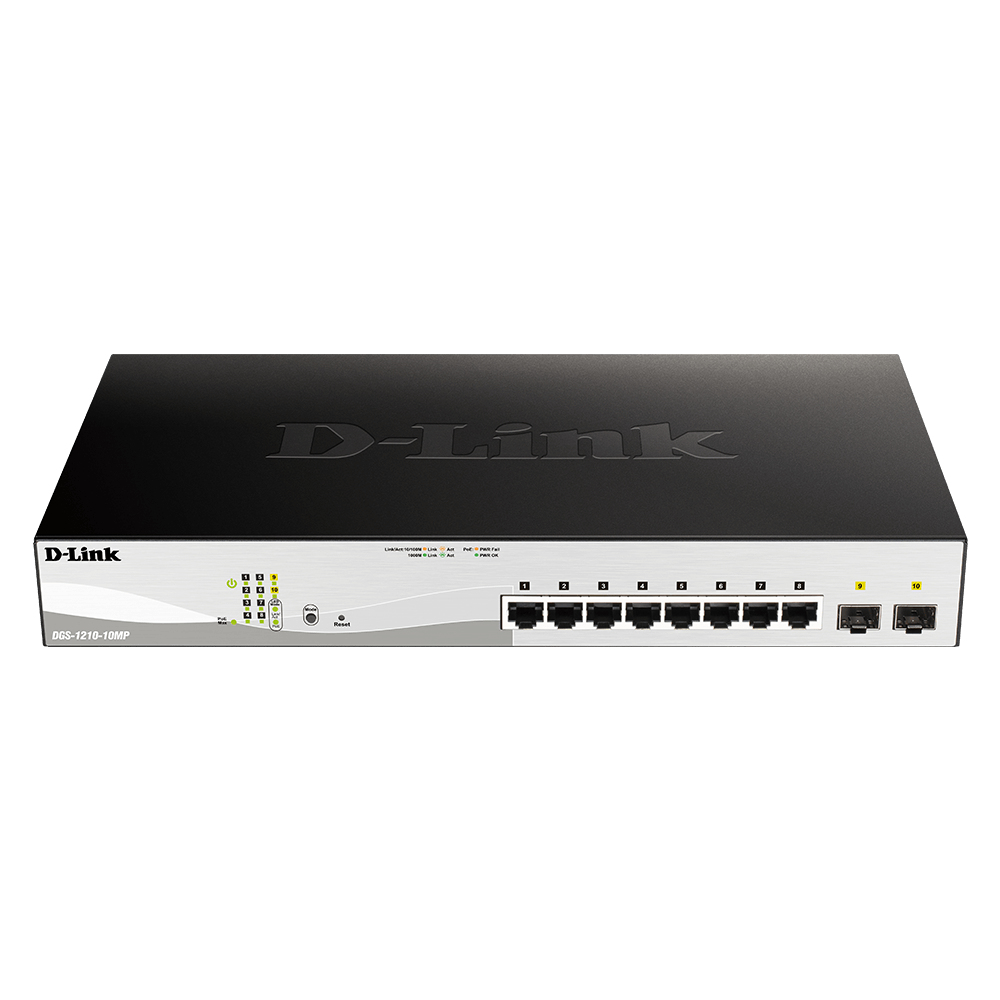 D-Link DGS-1210-10MP Network Switches - 128MB - Multi
