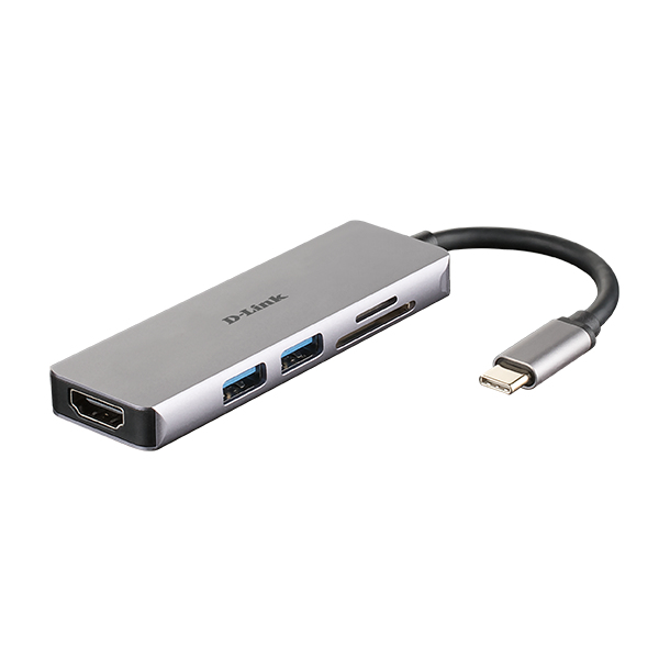 D-Link DUB-M530 Laptop Docks & Port Replicators - Aluminium
