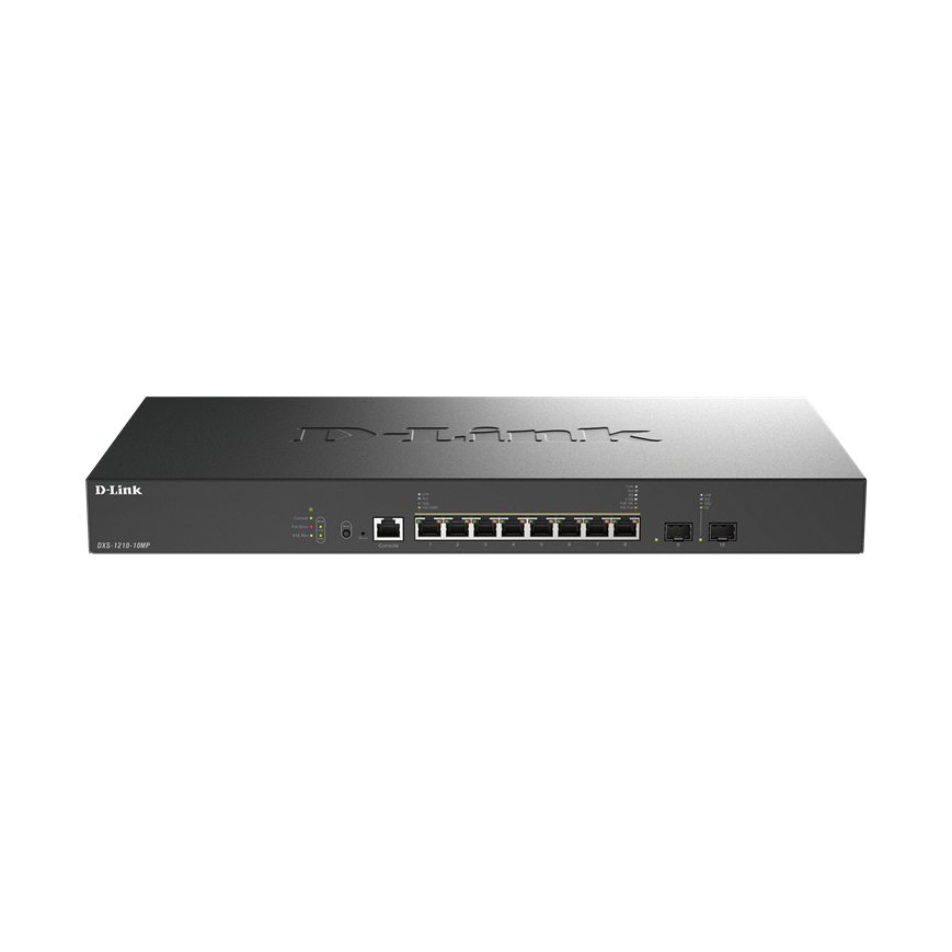 D-Link DXS-1210-10MP Network Switches - Black