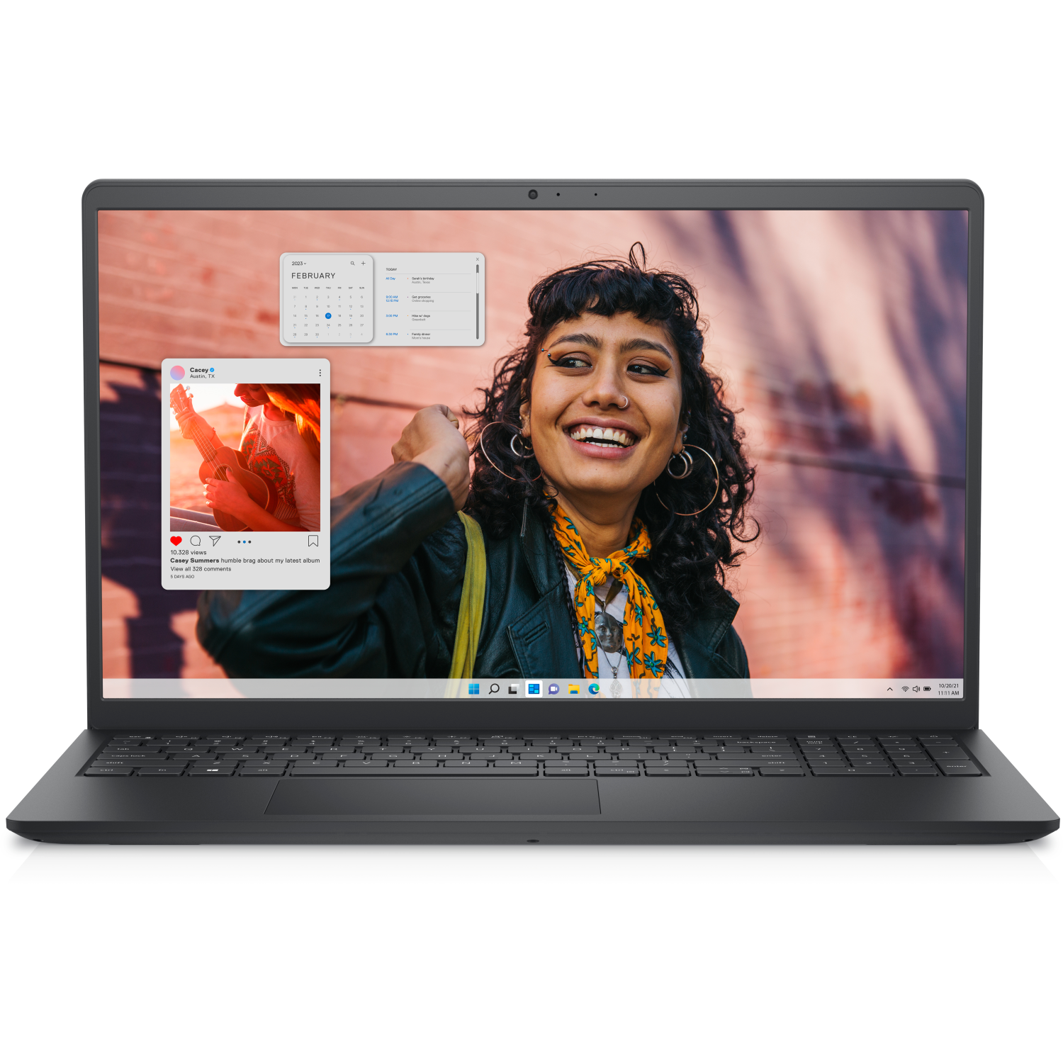 DELL i5-1334U Laptops - 15.6 Inches - 8GB - Black