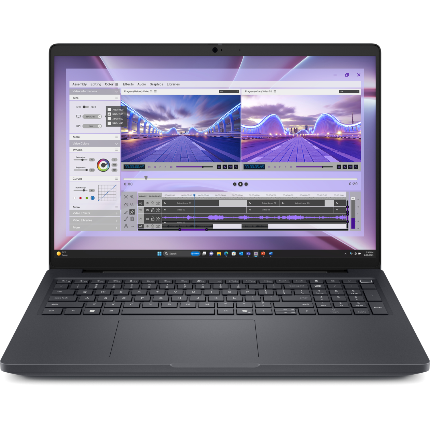 DELL 265H Laptops - 16 Inches - 32GB - Black