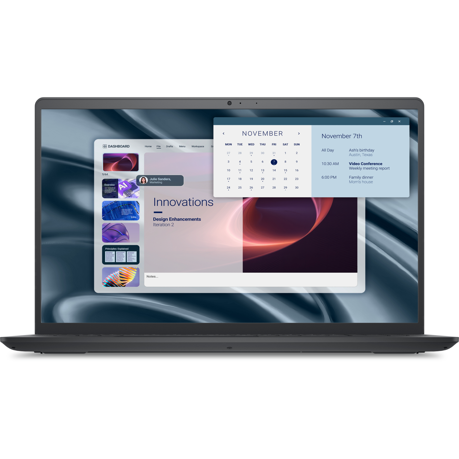 DELL PV15255 Laptops - 15.6 Inches - 8GB - Black