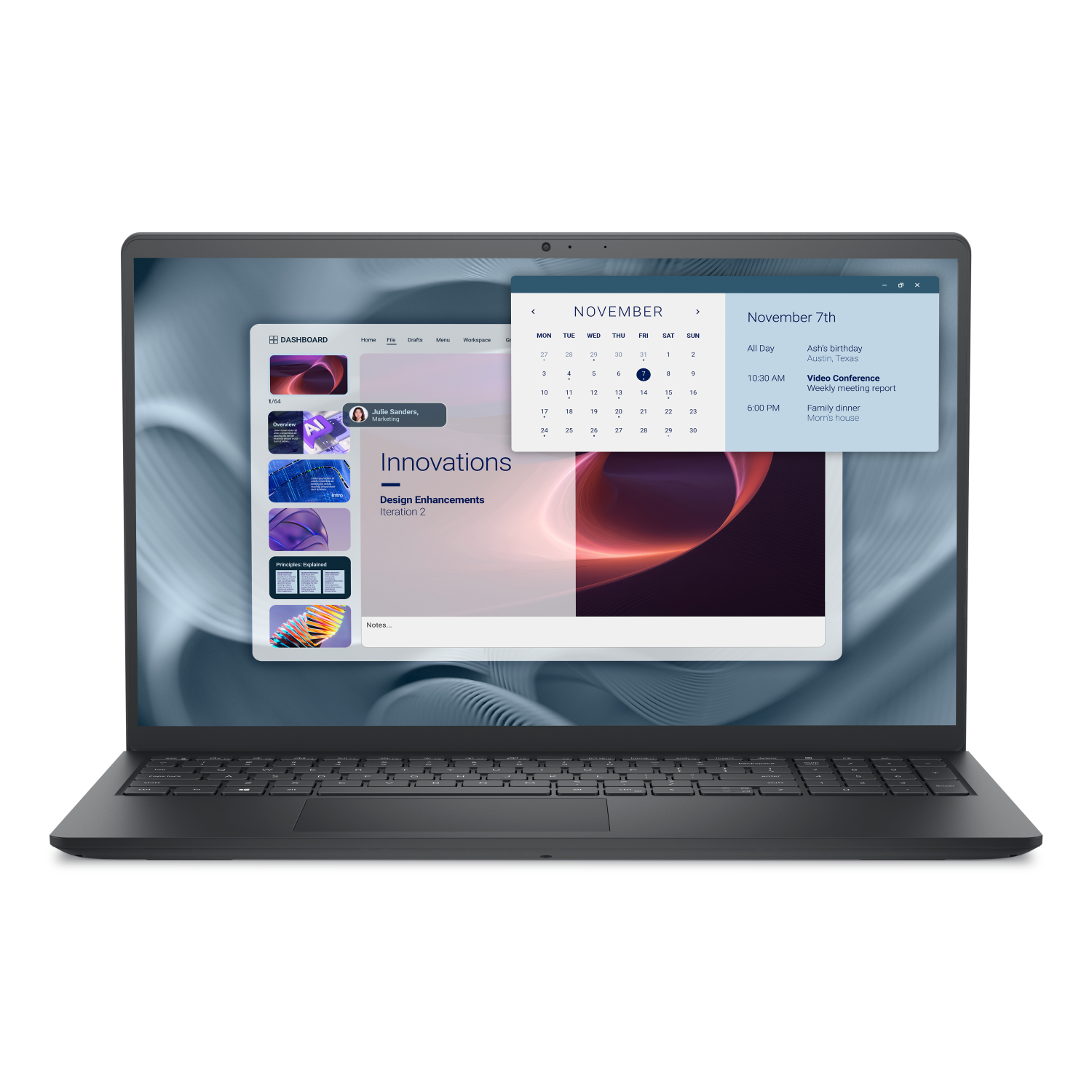 DELL PV15250 Laptops - 15.6 Inches - 8GB - Black