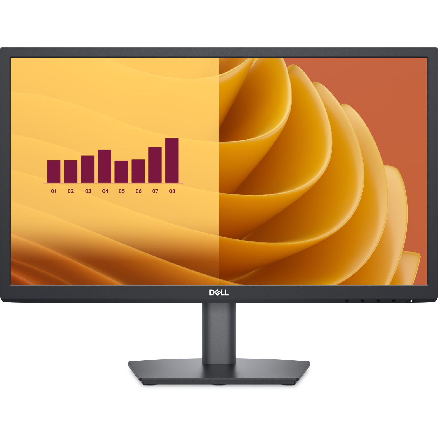 DELL E2225H Computer Monitors - 21.45 Inches - Black