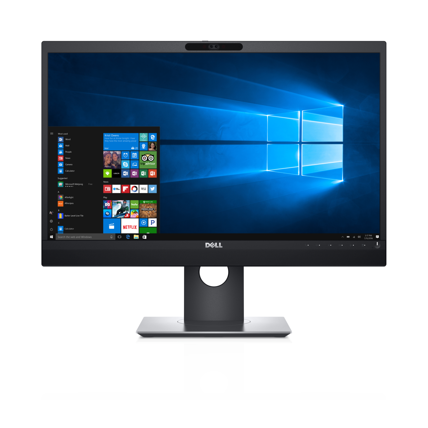 Dell P2418HZM Computer Monitors - 24 Inches - Black