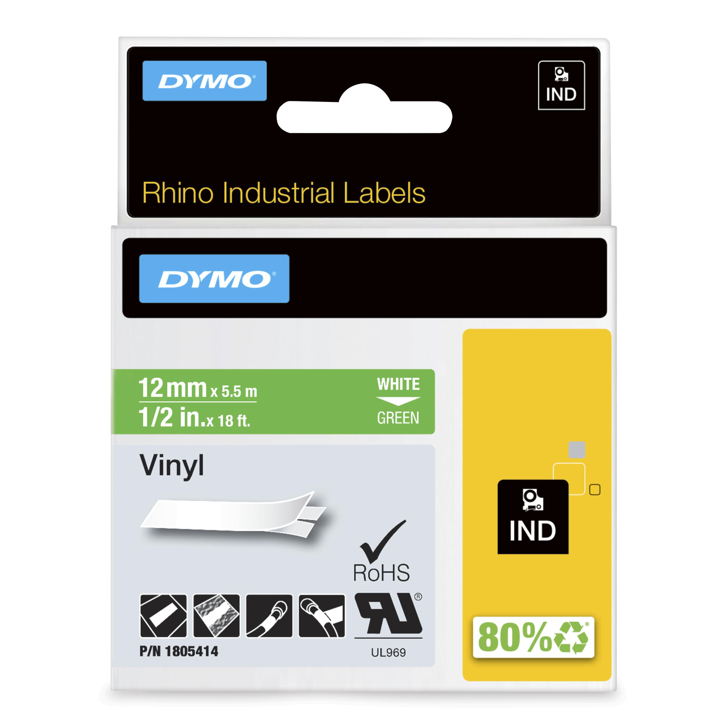 Dymo 12mmx5 Label-Making Tapes - Multi
