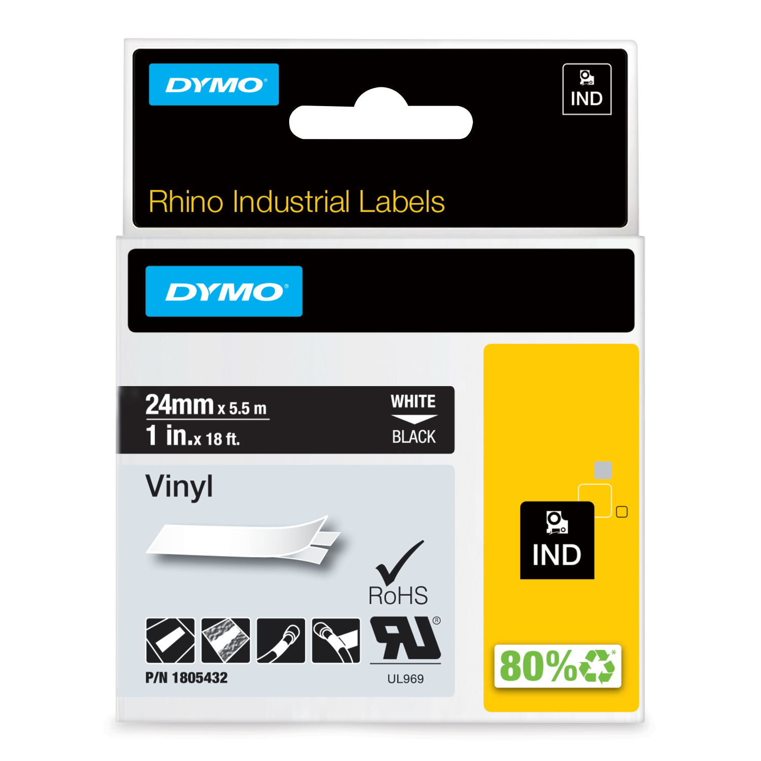 Dymo 24mmx5 Label-Making Tapes - Multi