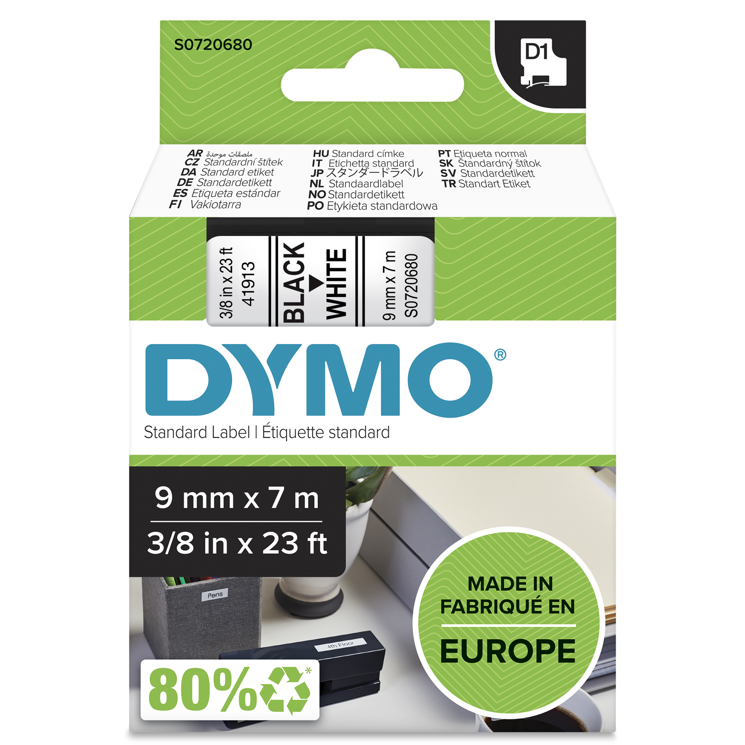 DYMO 9mmx7m Label-Making Tapes