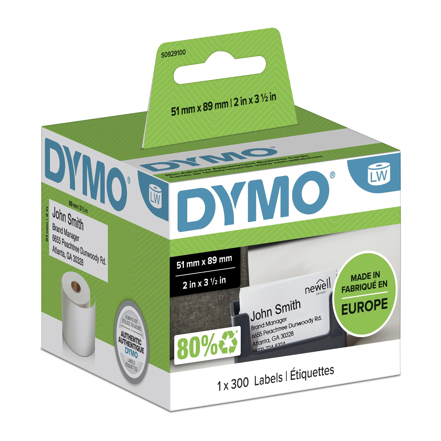 Dymo S0929100 Printer Labels - White