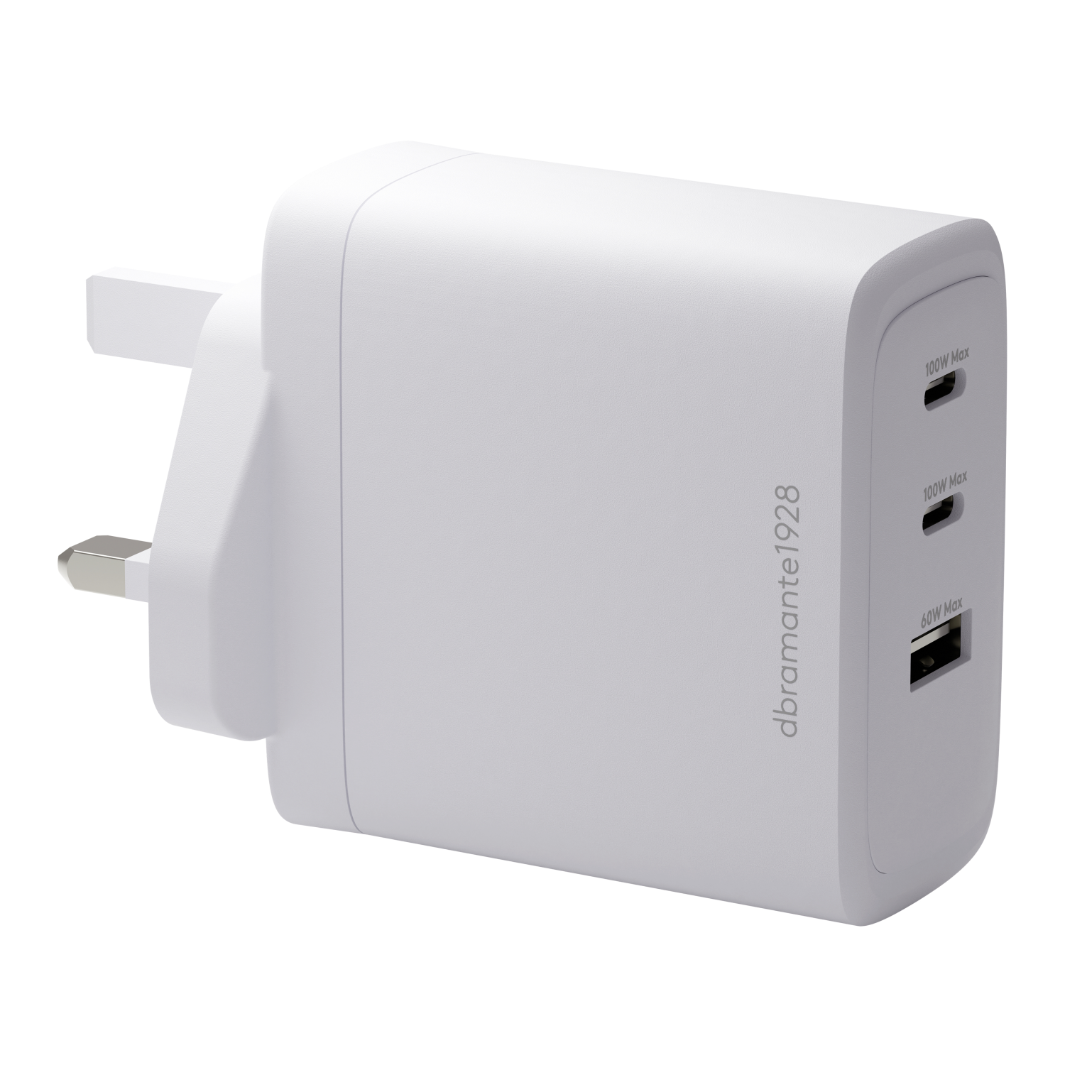 Dbramante1928 ITUKWCharger2xUSB-C100W+1xUSB-AWHT