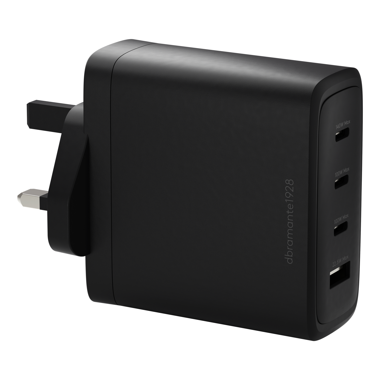 Dbramante1928 ITUKWCharger3xUSB-C140W+1xUSB-ABLK