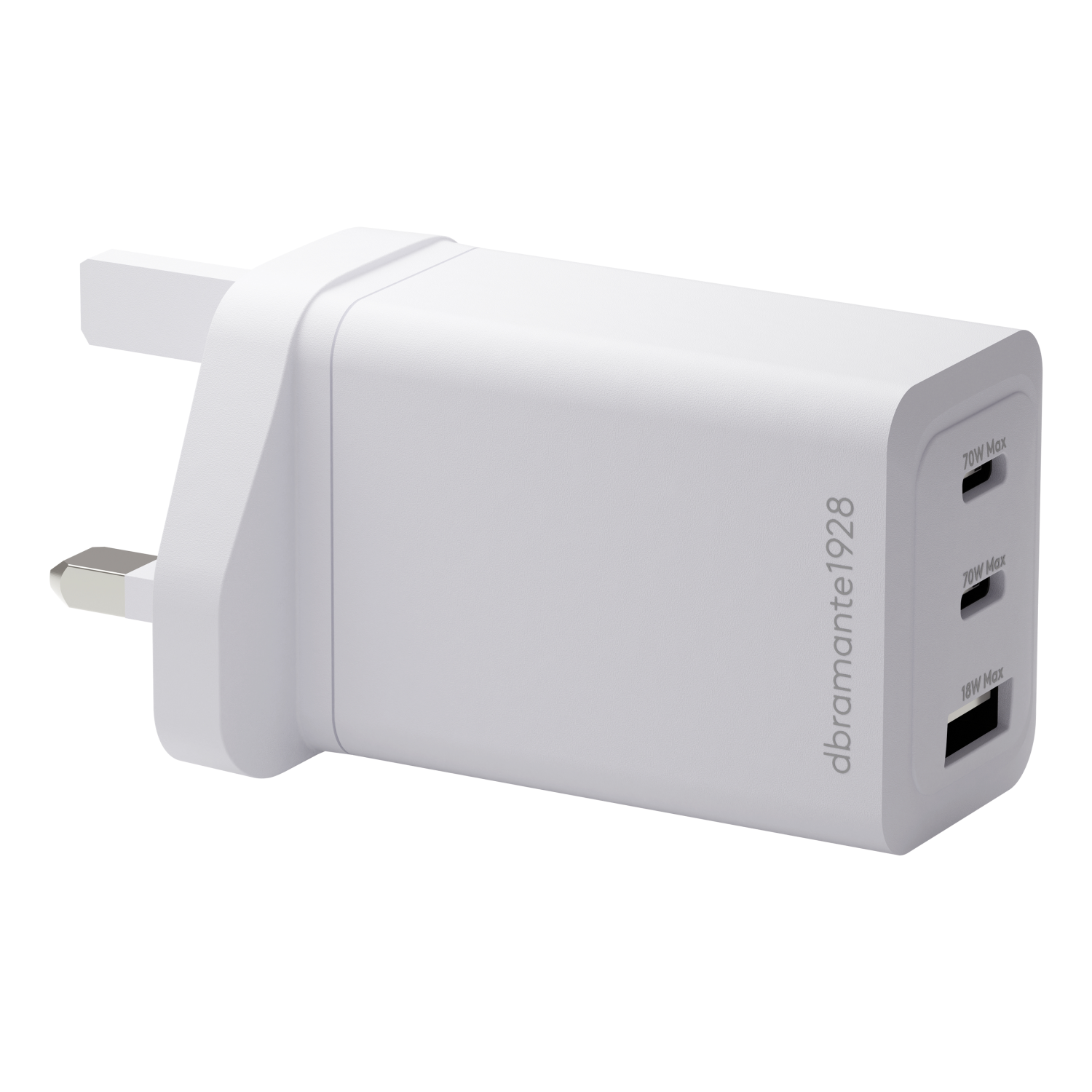 Dbramante1928 ITUKWCharger2xUSB-C70W+1xUSB-AWHT