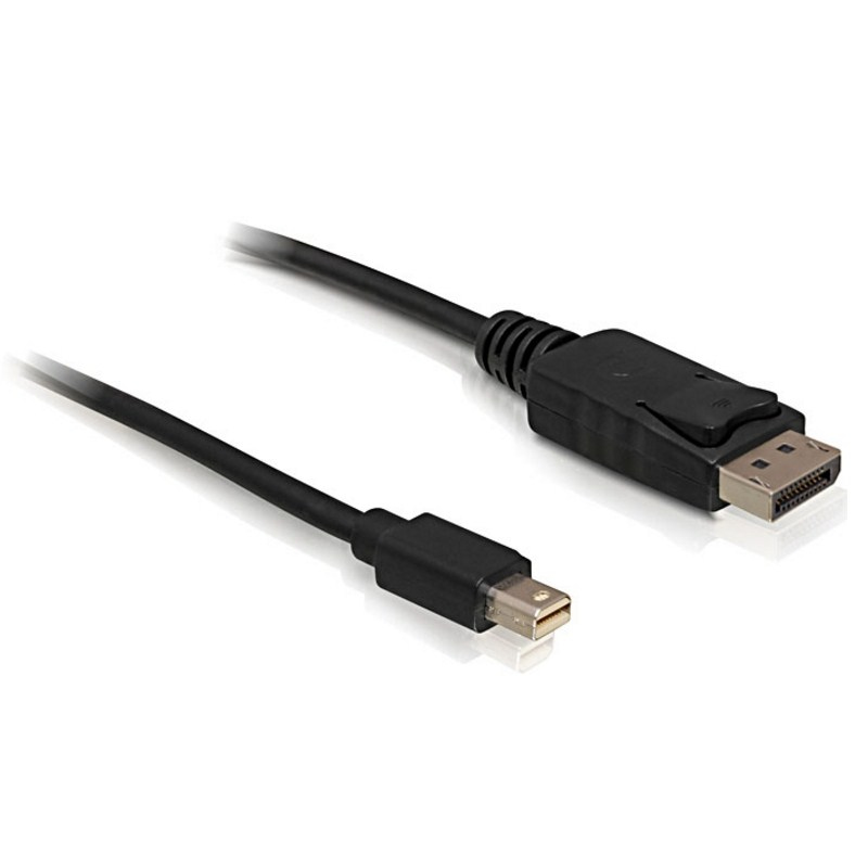 DeLOCK mini DP/DP 1.2 2 m Mini DisplayPort DisplayPort Black