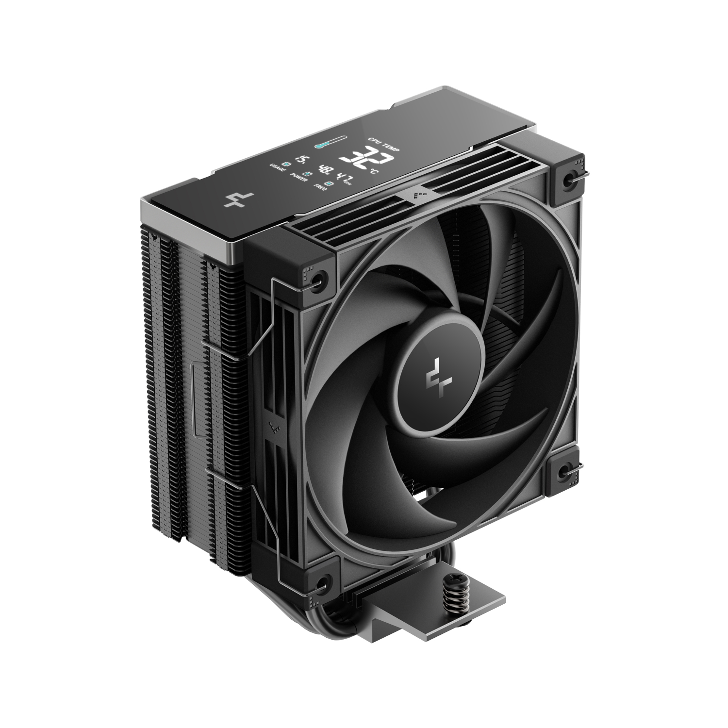 DeepCool AK400 G2 DIGITAL NYX CPU Cooler Black 1 x 120mm Fan  4 x advanced  Copper Heatpipes Intel/AMD