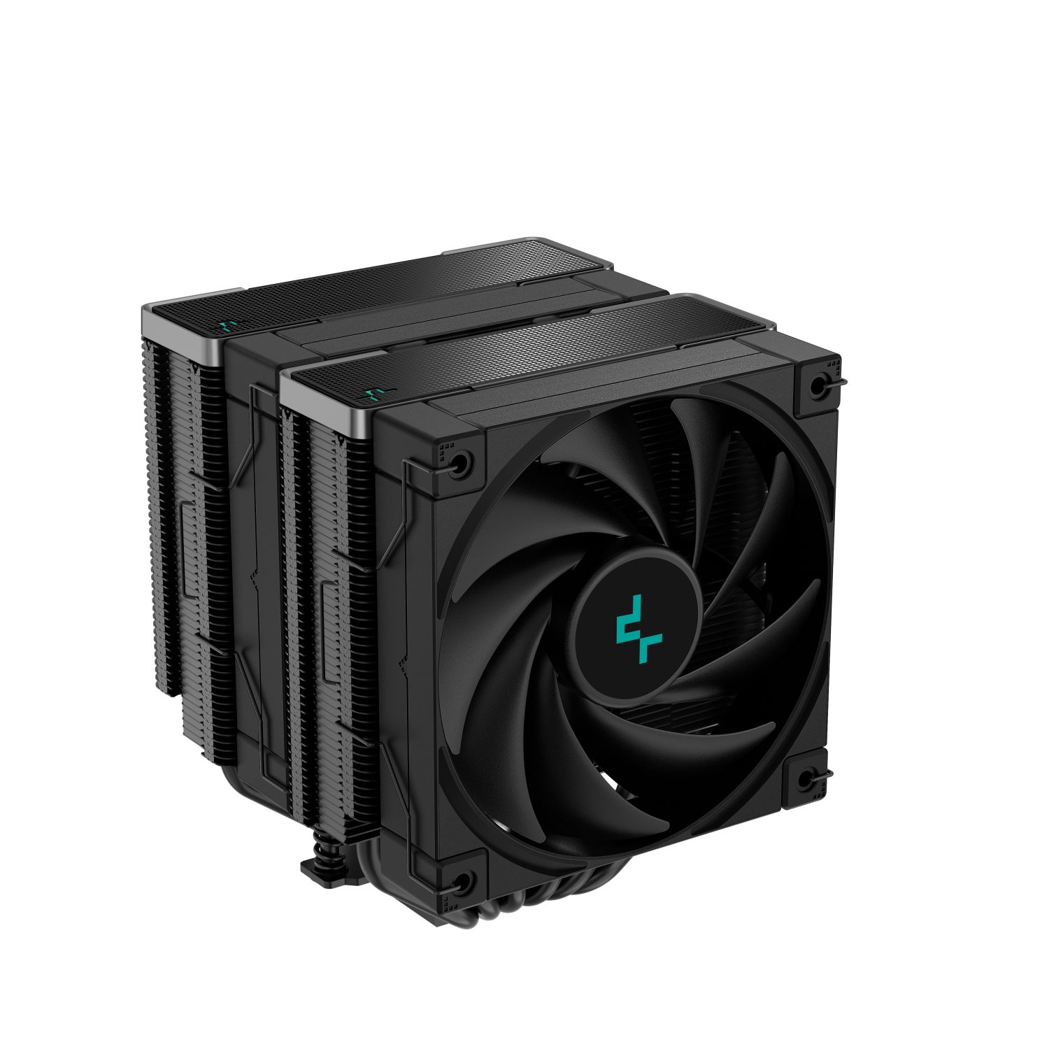 DeepCool AK620 ZERO DARK CPU Cooler 2x120mm Fan 1850rpm 68.99 CFM PWM Aluminium Fins Copper Heatpipes Intel/AMD