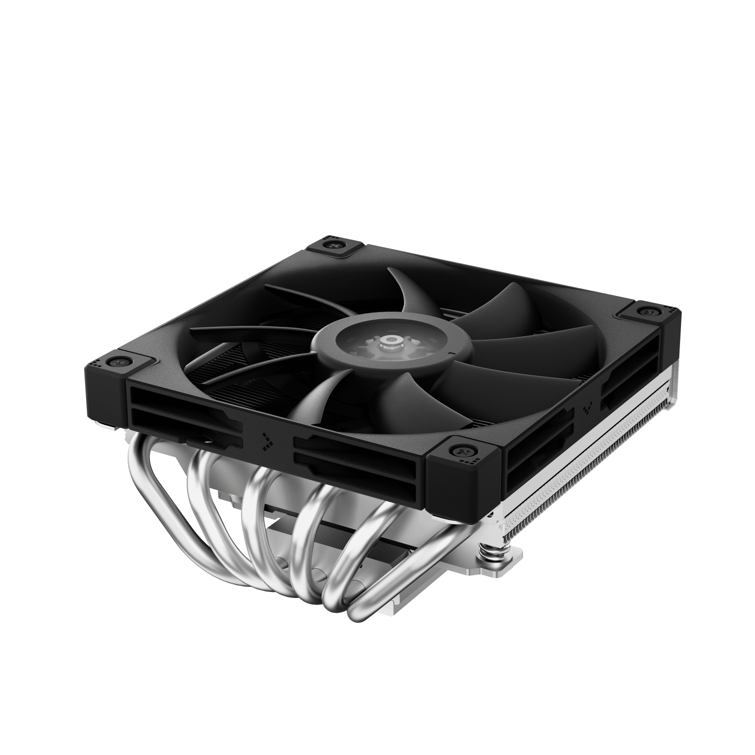DeepCool AN600 Low-Profile CPU Cooler 1x 120mm  PWM Fans Aluminium Fins Copper Base 6x Heatpipes Intel/AMD