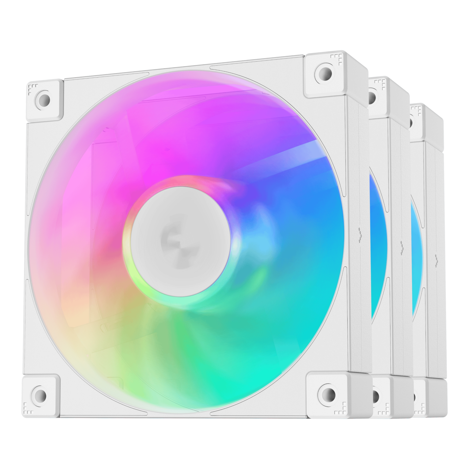 DeepCool FD12 120mm ARGB 3 in 1 case fan White