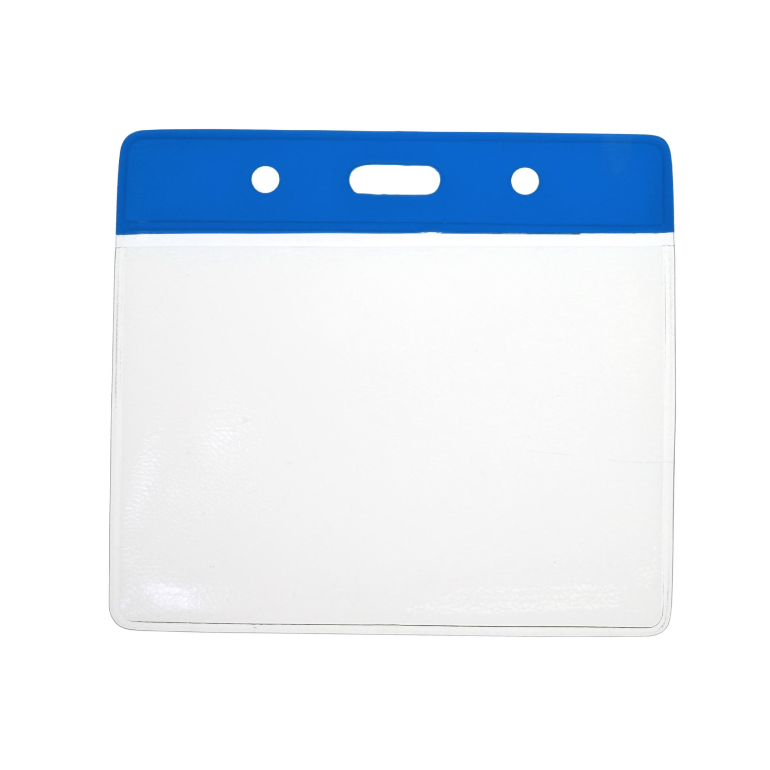 Digital ID Vinyl Badge Dark Blue Top Card Holder 91 x 65 mm Landscape - Pack of 100