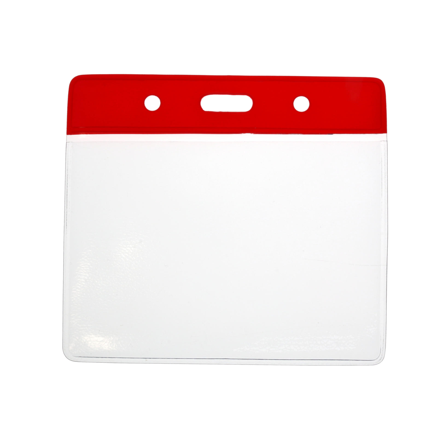 Digital ID Vinyl Red Top Card Holders - 91x65mm (Pack of 100)