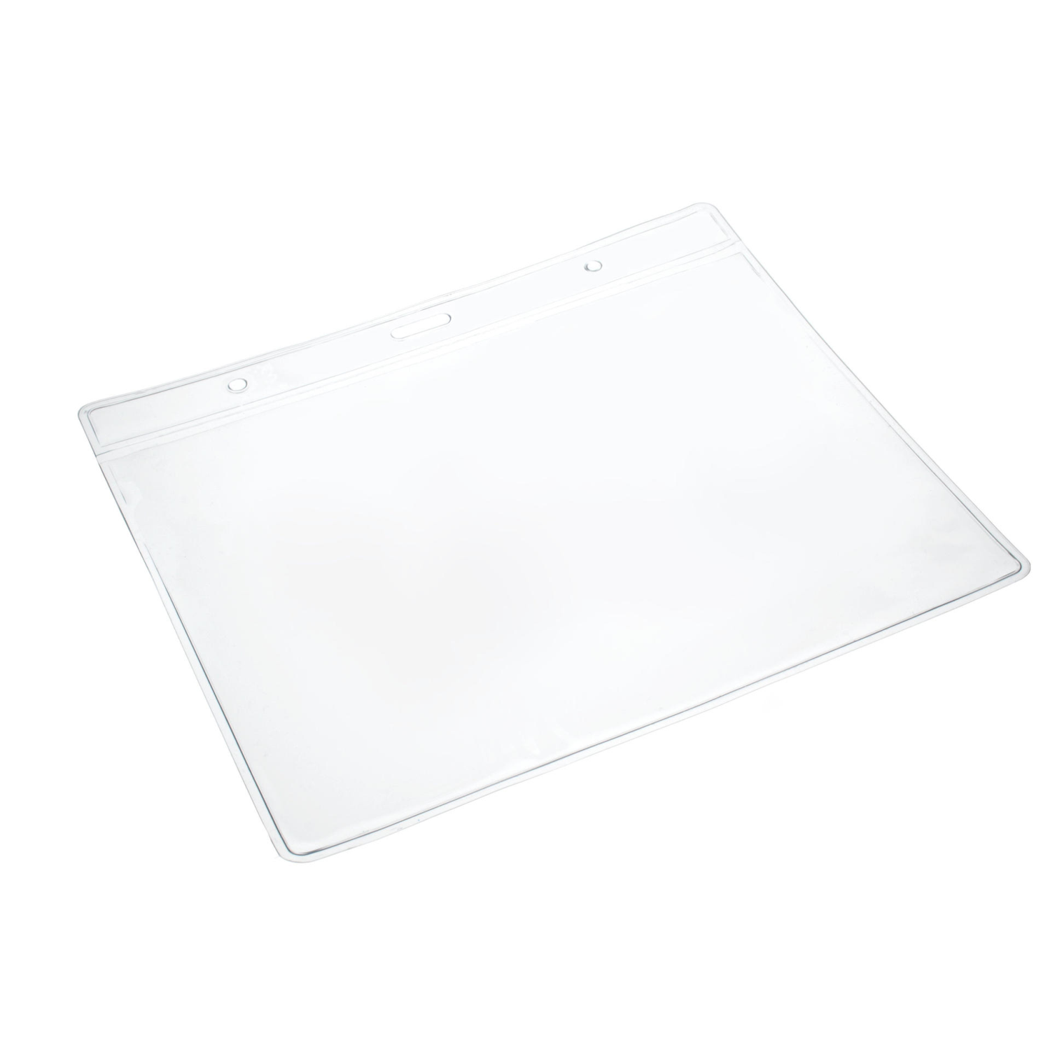 Digital ID Clear A6 Vinyl ID Card Holders, Eco Friendly - Landscape (Pack of 100)