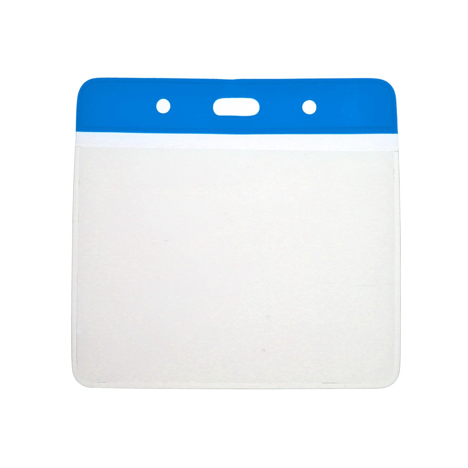 Digital ID Vinyl Blue Top Card Holders - 102x83mm (Pack of 100)
