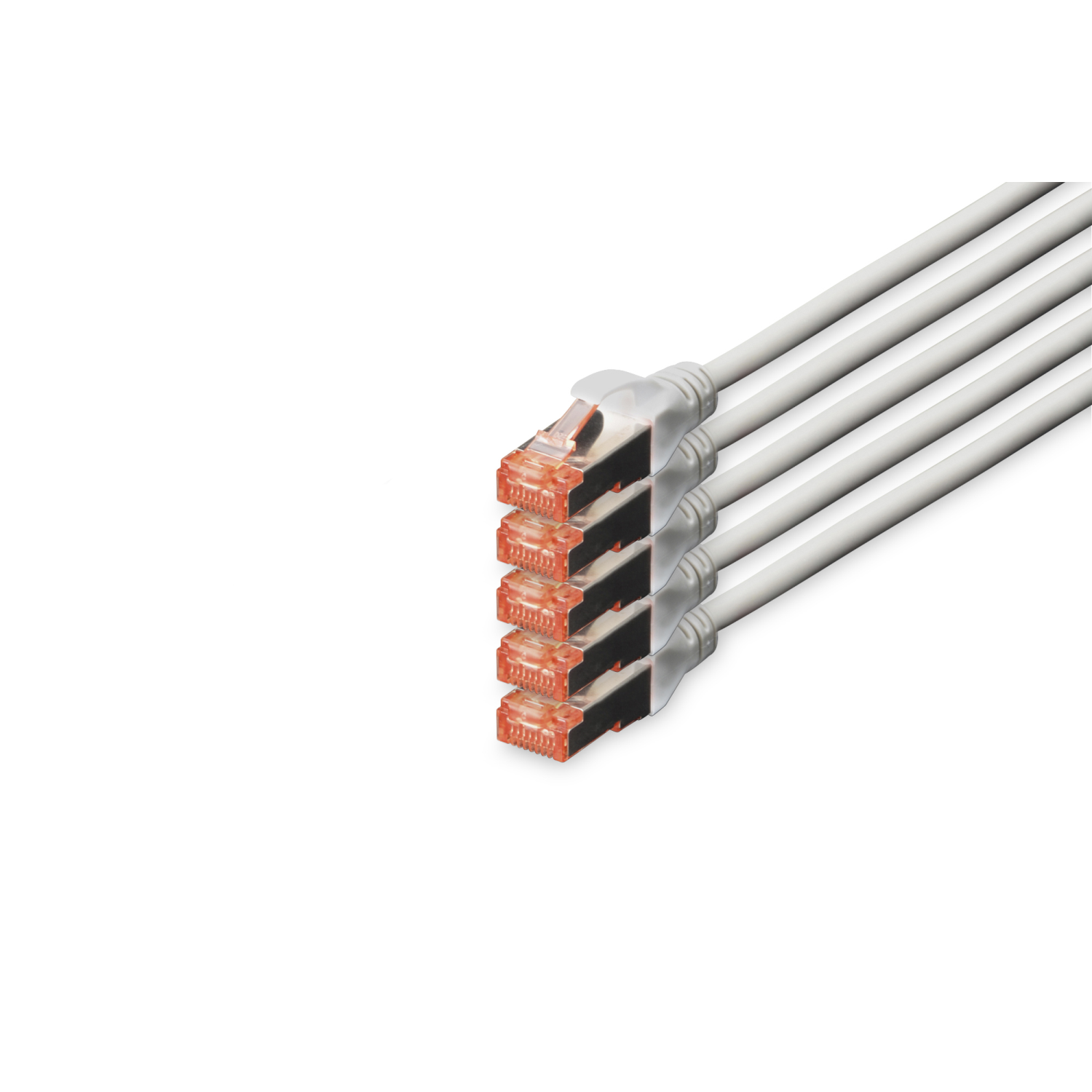 Digitus CAT 6 S/FTP patch cord, 5 units