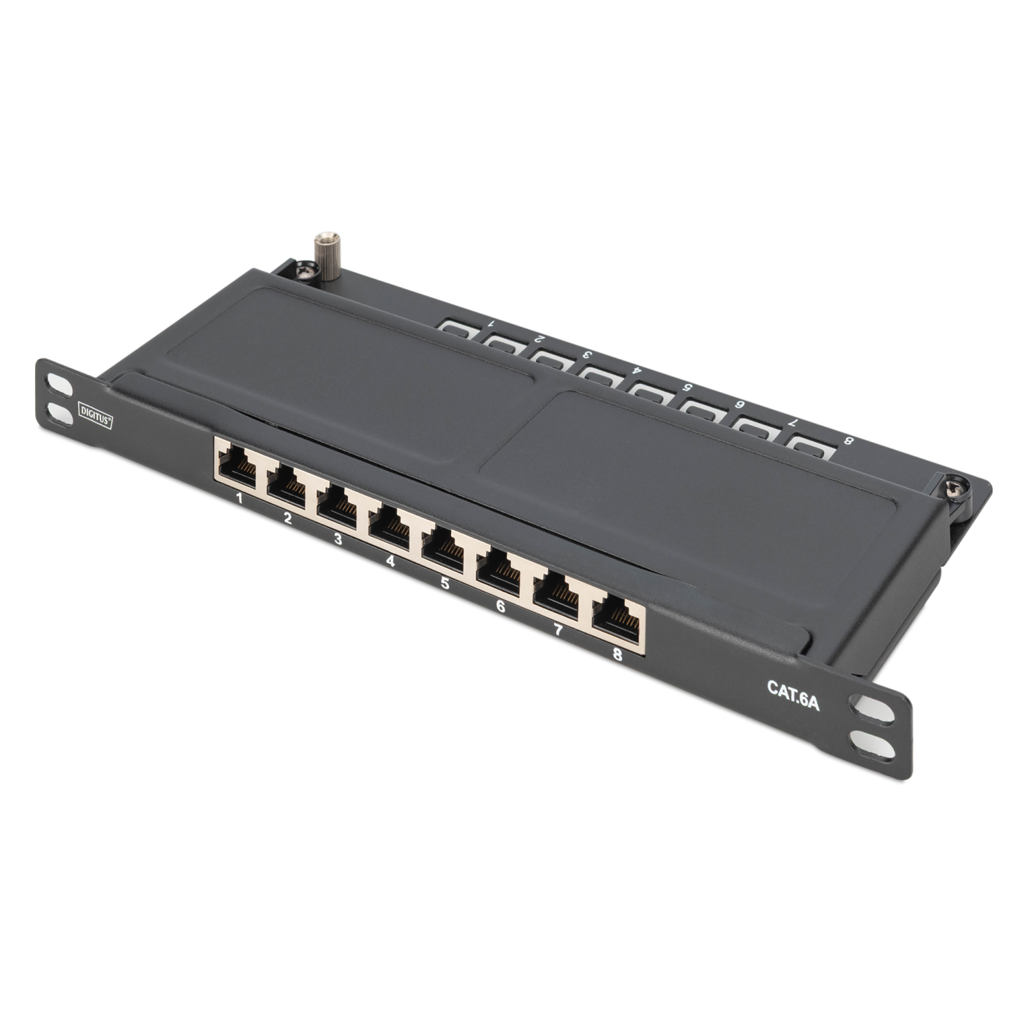 Digitus 8-port Patch Panels - Black