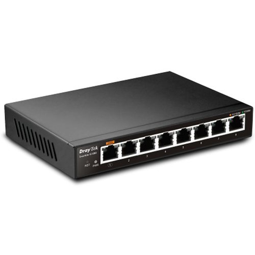 DrayTek G1080 Network Switches - Black