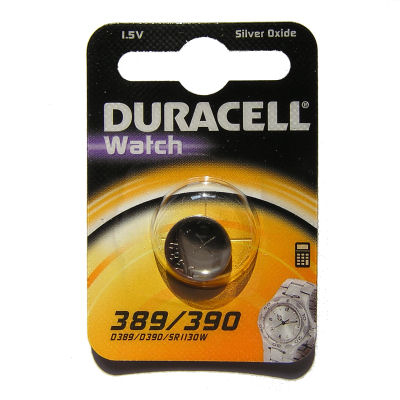 Duracell D389 Household Batteries - Silver