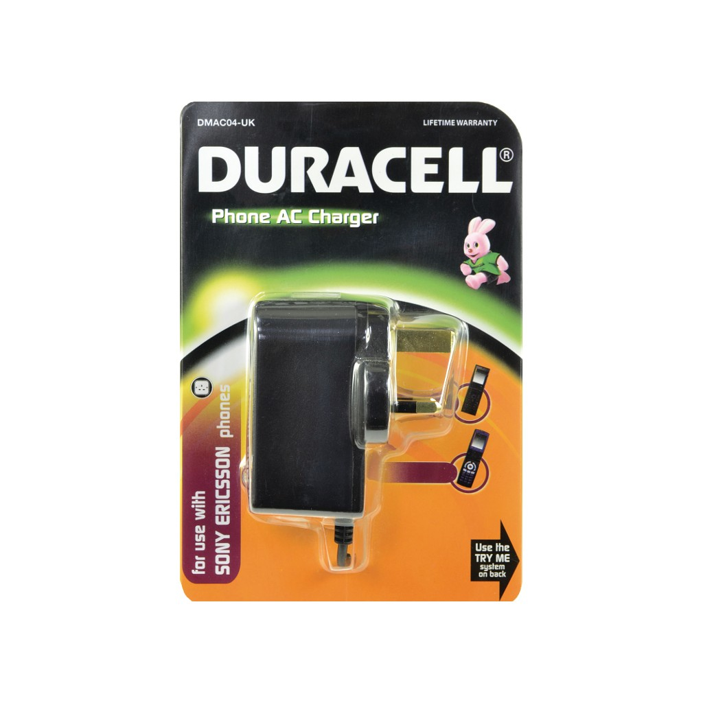 Duracell AC Phone Charger-Sony-Ericsson