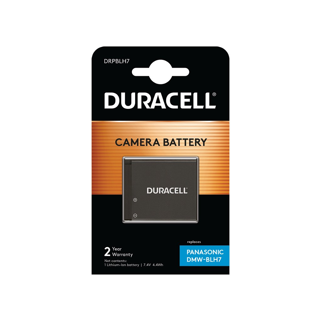 Duracell DMW-BLH7E Camera/Camcorder Batteries - Black