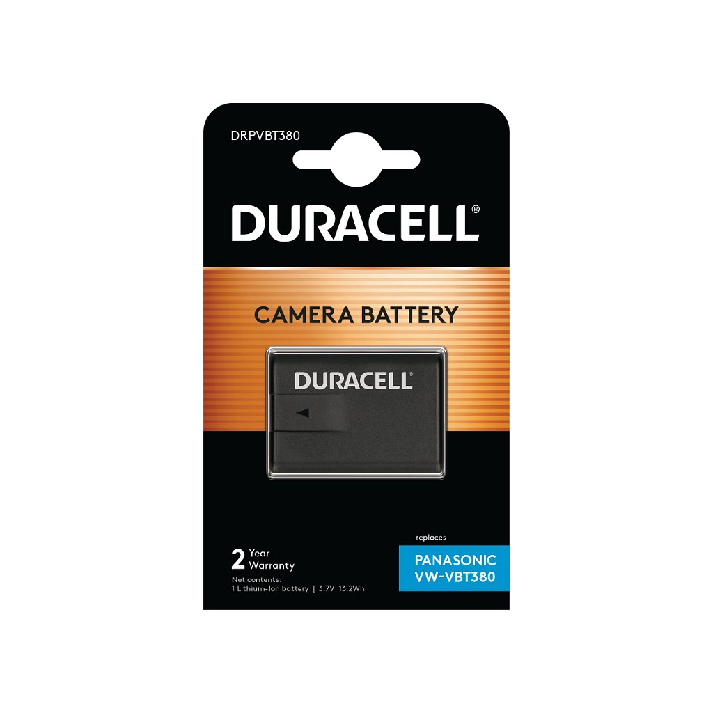 Duracell DRPVBT380 Camera/Camcorder Batteries - Black
