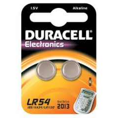 Duracell LR54 Household Batteries - Silver