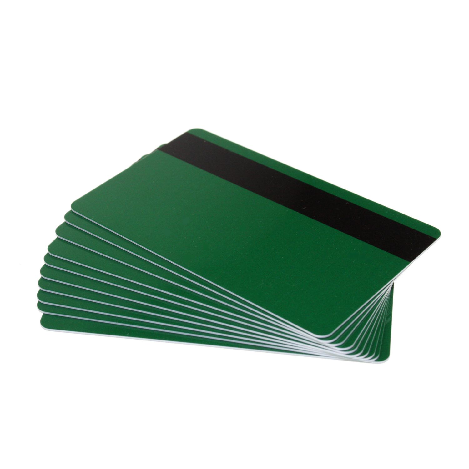 Dyestar Forest Green 760 Micron Plastic Cards With Hi-Co Magnetic Stripe (Pack of 100)