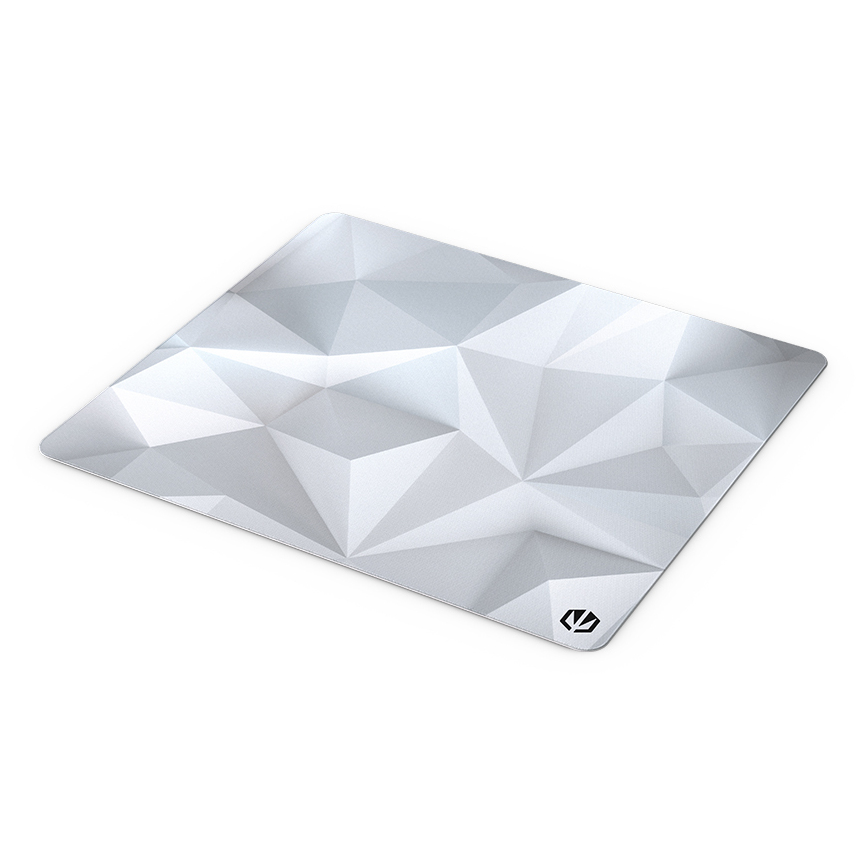 ENDORFY Crystal Onyx White L Gaming mouse pad Black, White