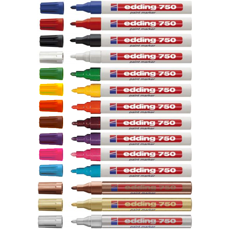 Edding 750 Yellow 10 pc(s)
